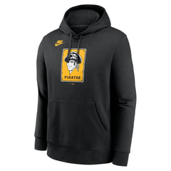 Pittsburgh Pirates Nike Cooperstown Collection Logo Club Hoodie - Black - Nike Online