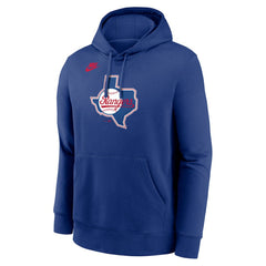 Texas Rangers Nike Cooperstown Collection Logo Club Hoodie - Royal - Nike Discount