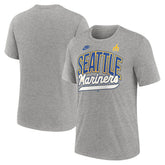 Seattle Mariners Nike Cooperstown Collection Retro Tri-Blend T-Shirt - Heather Gray - Nike Online