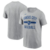Kansas City Royals Nike Arched T-Shirt - Heather Gray - Nike Discount