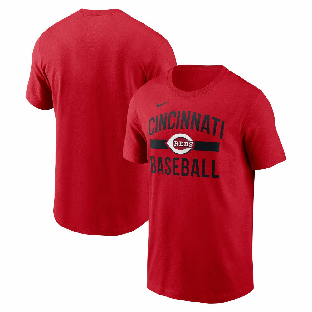 Cincinnati Reds Nike Arched T-Shirt - Red - Nike on Sale