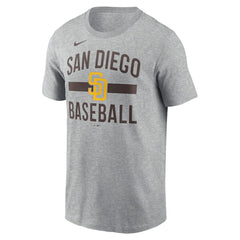 San Diego Padres Nike Arched T-Shirt - Heather Gray - Nike Discount