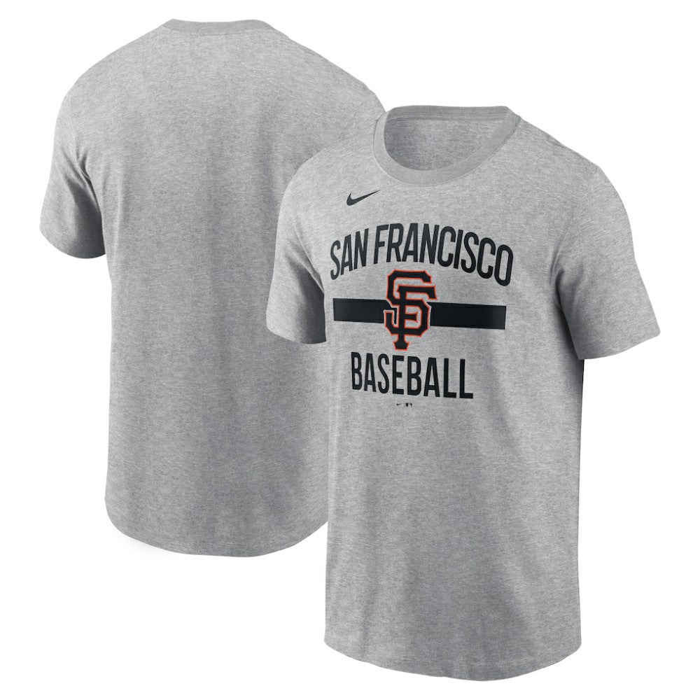 San Francisco Giants Nike Arched T-Shirt - Heather Gray - Nike on Sale