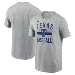 Texas Rangers Nike Arched T-Shirt - Heather Gray - Nike Online