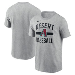 Arizona Diamondbacks Nike Arched T-Shirt - Heather Gray - Nike Online