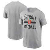 Detroit Tigers Nike Arched T-Shirt - Heather Gray - Nike on Sale