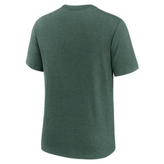 Athletics Nike Logo Tri-Blend T-Shirt - Heather Green - Nike Online
