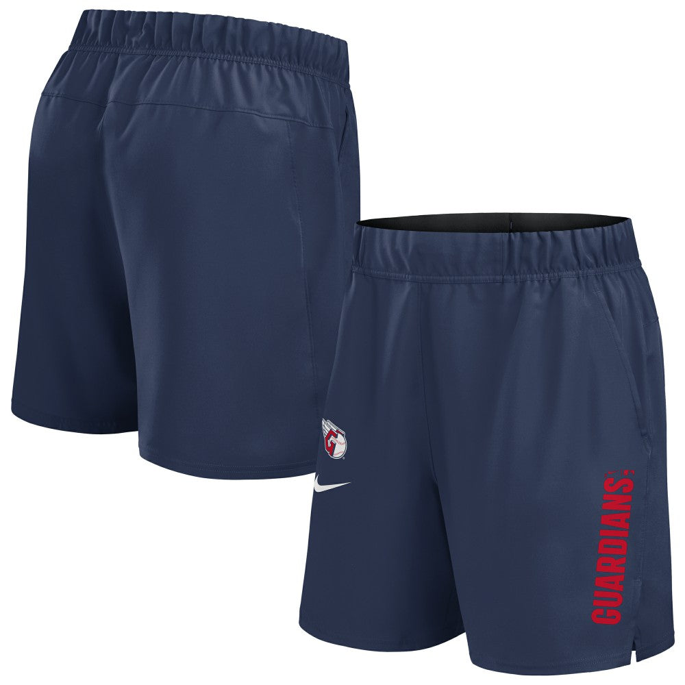 Cleveland Guardians Nike Woven Victory Dri-FIT Shorts - Navy - Nike Lifestyle