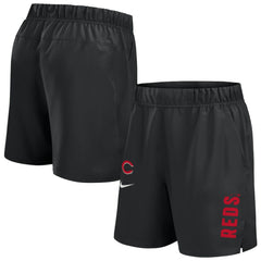 Cincinnati Reds Nike Woven Victory Dri-FIT Shorts - Black - Nike on Sale
