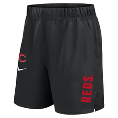 Cincinnati Reds Nike Woven Victory Dri-FIT Shorts - Black - Nike on Sale