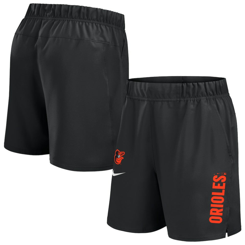 Baltimore Orioles Nike Woven Victory Dri-FIT Shorts - Black - Nike Discount