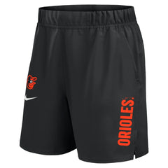 Baltimore Orioles Nike Woven Victory Dri-FIT Shorts - Black - Nike Discount