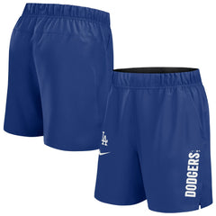 Los Angeles Dodgers Nike Woven Victory Dri-FIT Shorts - Royal - Nike Discount