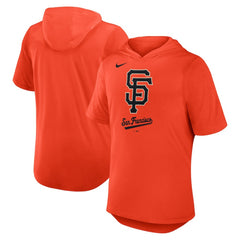 San Francisco Giants Nike Tri-Blend Hoodie T-Shirt - Orange - Nike on Sale