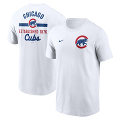 Chicago Cubs Nike 2-Hit T-Shirt - White - Nike Discount