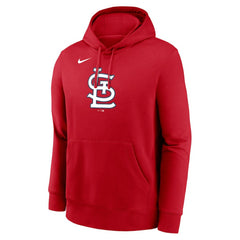 St. Louis Cardinals Nike Logo Club Fleece Hoodie - Red - Nike Sale