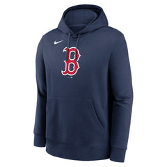 Boston Red Sox Nike Logo Club Fleece Hoodie - Navy - Nike Discount