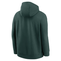 Athletics Nike Logo Club Fleece Hoodie - Green - Nike on Sale
