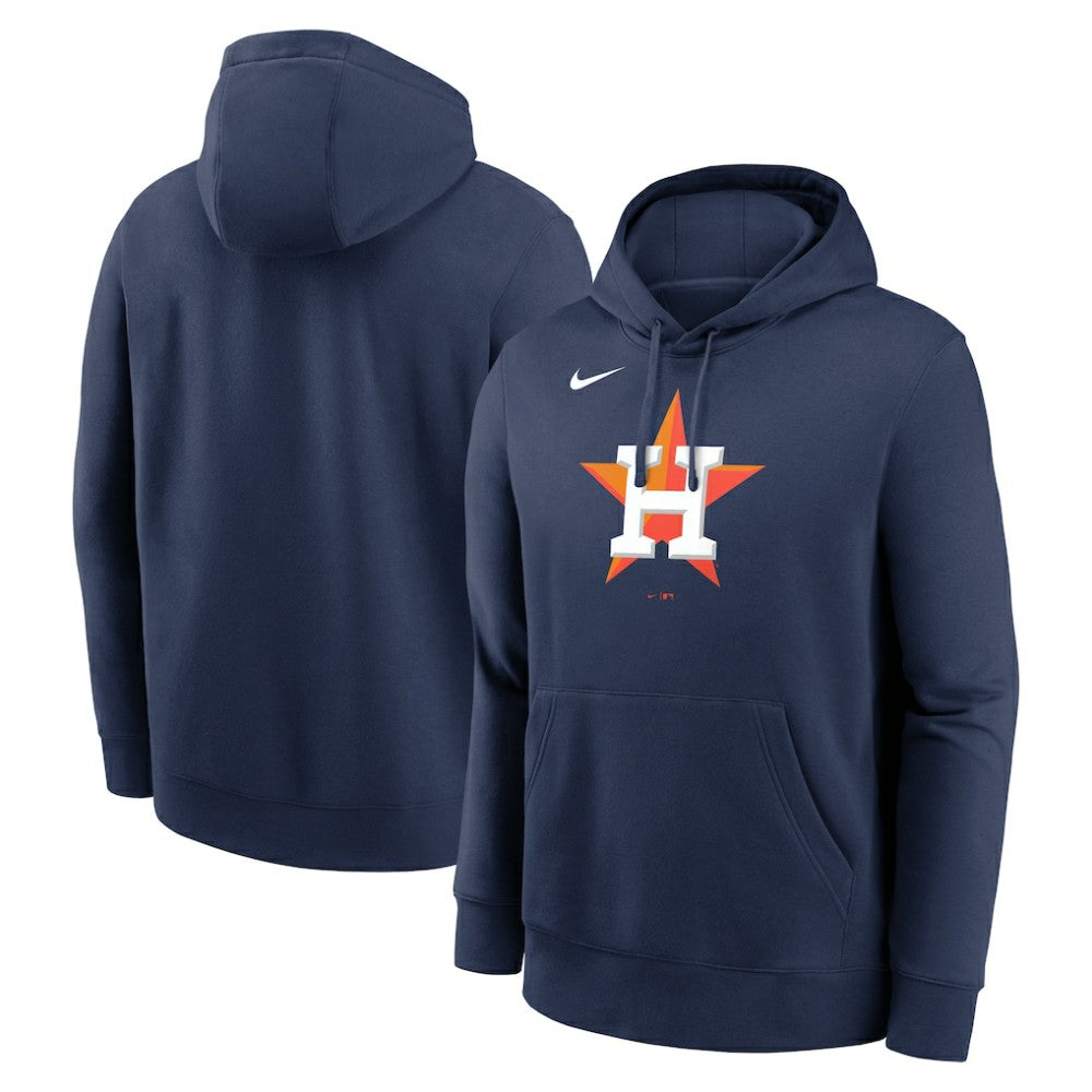 Houston Astros Nike Logo Club Fleece Hoodie - Navy - Nike on Sale