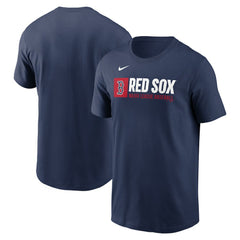 Boston Red Sox Nike Team Block T-Shirt - Navy - Nike Online