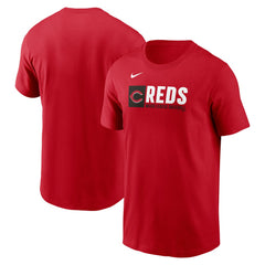 Cincinnati Reds Nike Team Block T-Shirt - Red - Nike Discount
