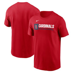St. Louis Cardinals Nike Team Block T-Shirt - Red - Nike Discount