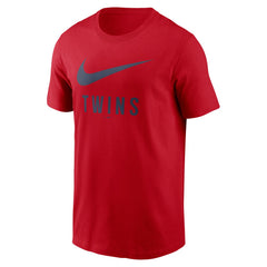Minnesota Twins Nike Swoosh T-Shirt - Red - Nike Discount