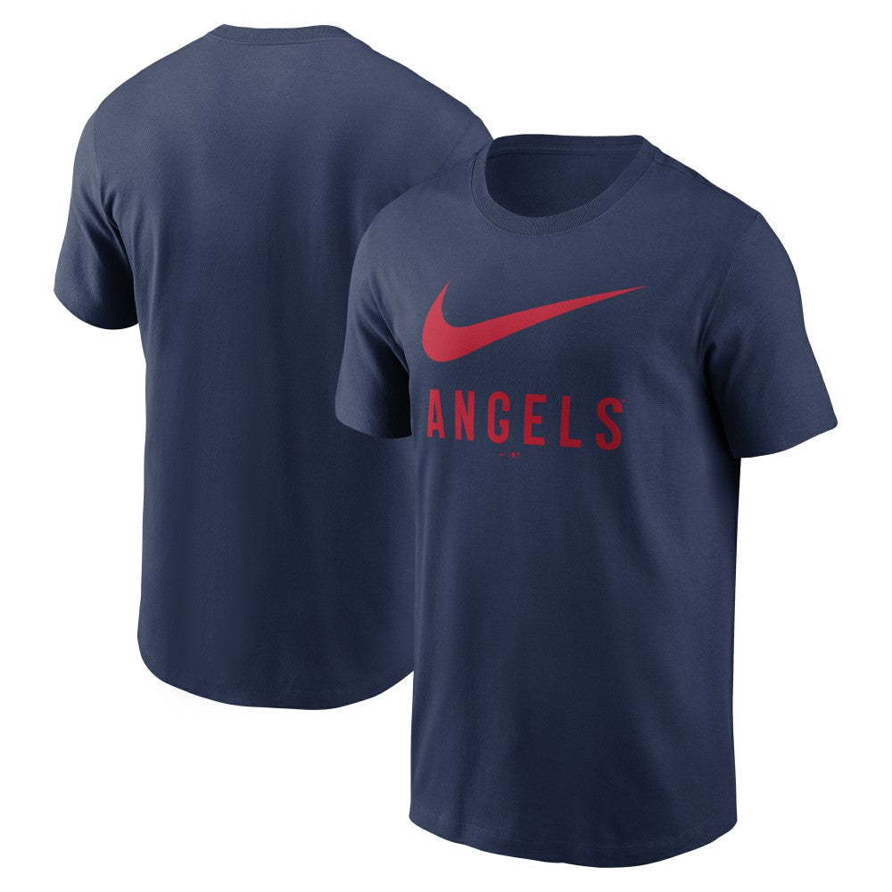 Los Angeles Angels Nike Swoosh T-Shirt - Navy - Nike Sale