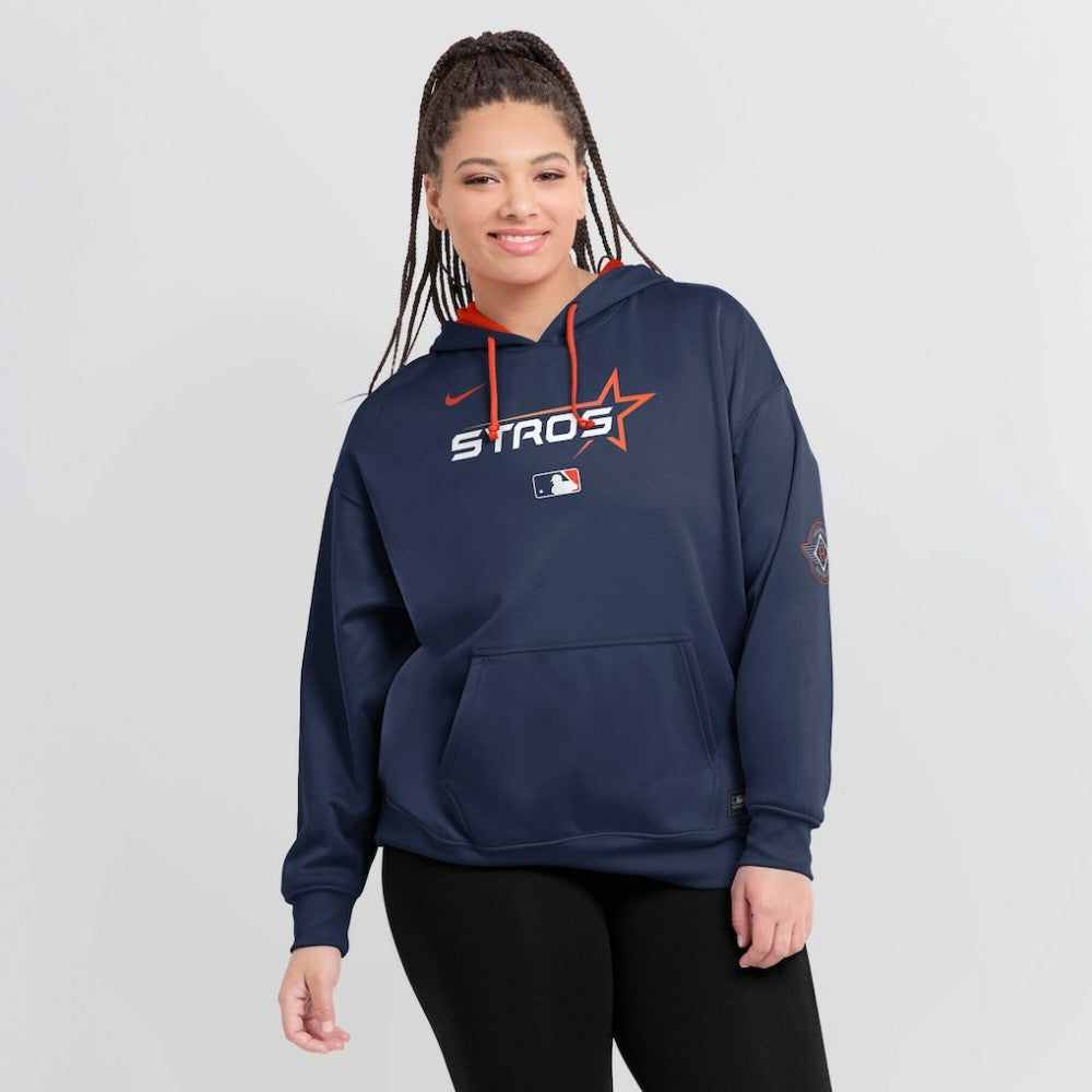 Houston Astros Nike Women's 2025 City Connect Authentic Collection Therma-FIT Hoodie - Navy - Nike Online
