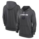 New York Mets Nike Women's City Connect Authentic Collection Therma-FIT Hoodie - Anthracite - Nike on Sale