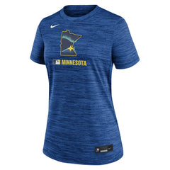 Minnesota Twins Nike Women's Authentic Collection City Connect Velocity Dri-FIT T-Shirt - Royal - Nike Discount
