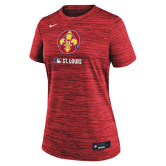 St. Louis Cardinals Nike Women's Authentic Collection City Connect Velocity Dri-FIT T-Shirt - Red - Nike on Sale
