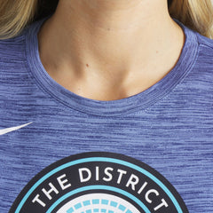 Washington Nationals Nike Women's 2025 City Connect Authentic Collection Velocity Dri-FIT T-Shirt - Gray - Nike Discount