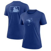 Toronto Blue Jays Nike Women's Authentic Collection Early Work Tri-Blend T-Shirt - Royal - Nike Online