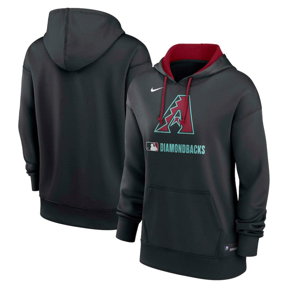 Arizona Diamondbacks Nike Women's Authentic Collection Therma-FIT Hoodie - Black - Nike Online
