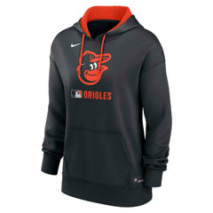 Baltimore Orioles Nike Women's Authentic Collection Therma-FIT Hoodie - Black - Nike Online