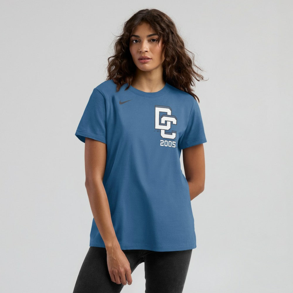 Washington Nationals Nike Women's 2025 City Connect Wordmark T-Shirt - Blue - Nike Online