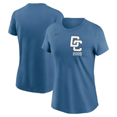 Washington Nationals Nike Women's 2025 City Connect Wordmark T-Shirt - Blue - Nike Online