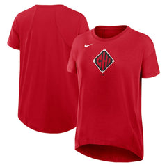 Chicago White Sox Nike Women's 2025 City Connect Flowy Fashion Tri-Blend Dri-FIT T-Shirt - Red - Nike Discount