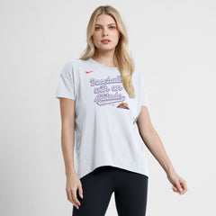 Colorado Rockies Nike Women's 2025 City Connect Flowy Fashion Tri-Blend Dri-FIT T-Shirt - White - Nike Sale