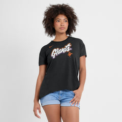 San Francisco Giants Nike Women's 2025 City Connect Flowy Fashion Tri-Blend Dri-FIT T-Shirt - Black - Nike Discount