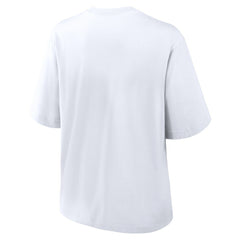 Colorado Rockies Nike Women's 2025 City Connect Logo Boxy T-Shirt - White - Nike Lifestyle