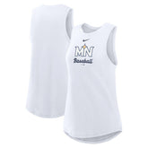 Minnesota Twins Nike Women's City Connect Tricode High Neck Dri-FIT Tank Top - White - Nike Discount