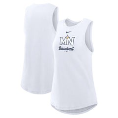 Minnesota Twins Nike Women's City Connect Tricode High Neck Dri-FIT Tank Top - White - Nike Discount