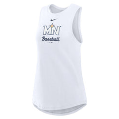 Minnesota Twins Nike Women's City Connect Tricode High Neck Dri-FIT Tank Top - White - Nike Discount