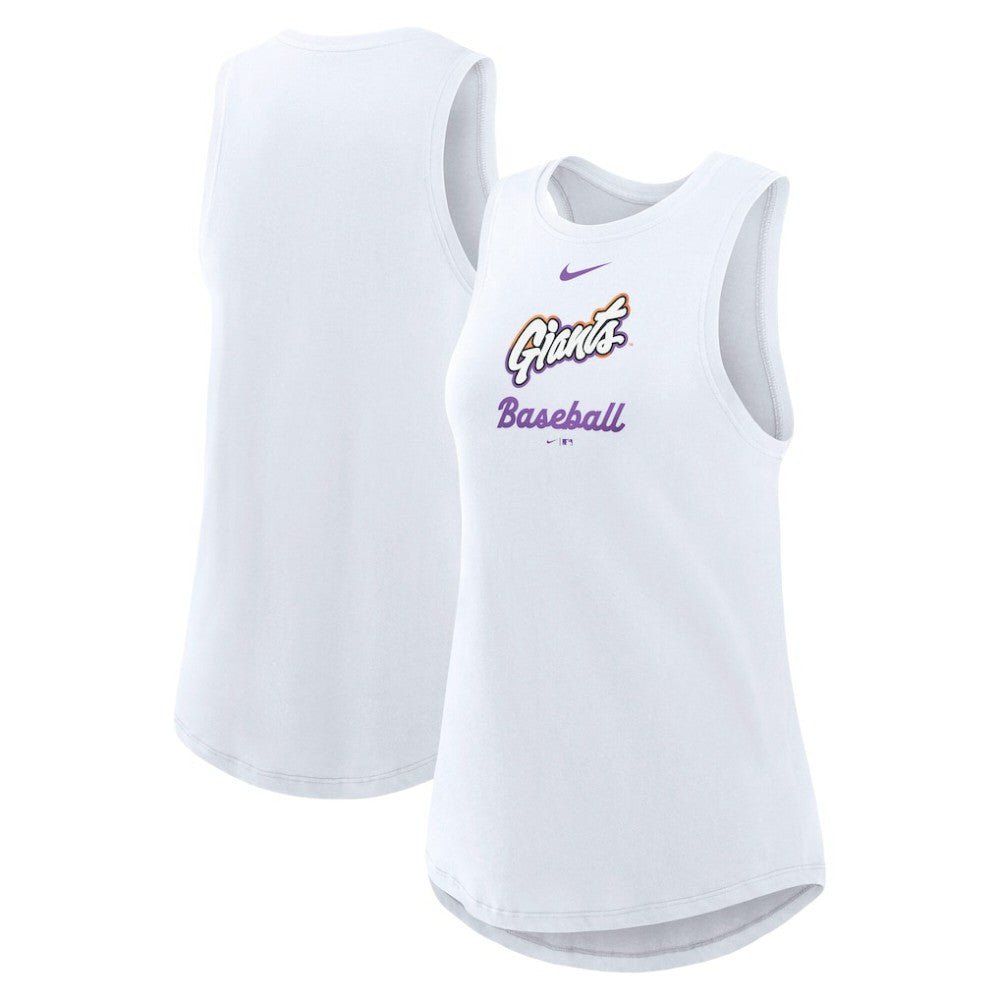 San Francisco Giants Nike Women's City Connect Tricode High Neck Dri-FIT Tank Top - White - Nike Sale