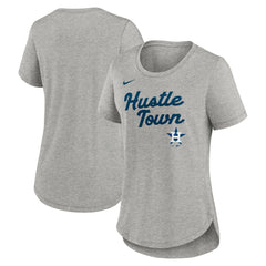 Houston Astros Nike Women's Script Tri-Blend T-Shirt - Heather Gray - Nike Sale