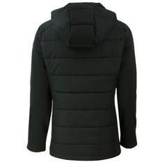 San Francisco Giants Cutter & Buck Women's Evoke Hybrid Eco Softshell Recycled Full-Zip Hoodie Jacket - Black - MLB Sale