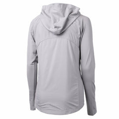 Los Angeles Dodgers Cutter & Buck Women's Adapt Eco Knit Hybrid Recycled Full-Zip Hoodie - Gray - MLB Sale