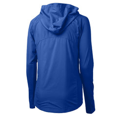 Los Angeles Dodgers Cutter & Buck Women's Adapt Eco Knit Hybrid Recycled Full-Zip Hoodie - Royal - MLB on Sale